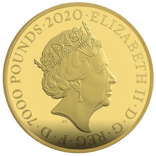 Королевский монетный двор Великобритании выпустил самую большую монету в истории 02