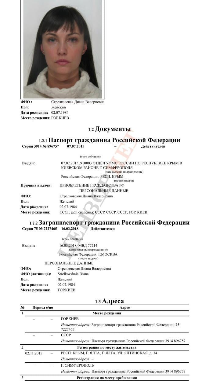 У обнальщика Стрелковского, сдавшего дом Гогилашвили, согласно базе данных, паспорт РФ 03