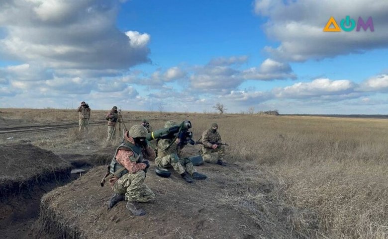 Боевые стрельбы с использованием ПТРК Javelin прошли в Донецкой области 03