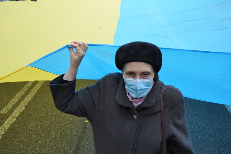 В Киеве прошел марш в честь Дня защитников и защитниц Украины 58