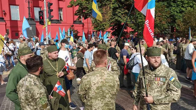 В центре Киева проходит Марш защитников Украины 22