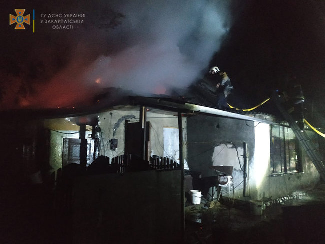 Молния попала в здание базы отдыха на Закарпатье: пожар тушили почти 6 часов 04