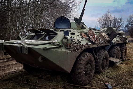 Украинские военные захватили МСТА-Б и несколько БТР оккупантов, - командование ССО 02