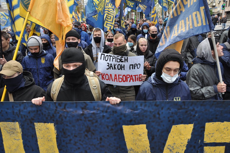 В Киеве прошел марш в честь Дня защитников и защитниц Украины 59