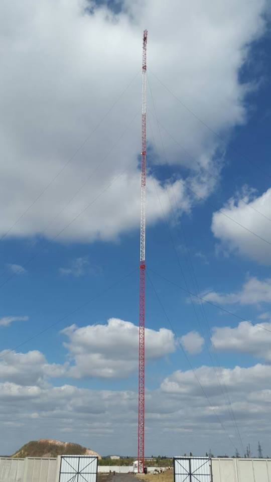 Телевышка высотой 190 метров, которая покроет сигналом всю область, построена на Донетчине 01