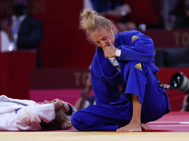 Дзюдоистка Билодид завоевала первую медаль для Украины на Олимпиаде в Токио 04