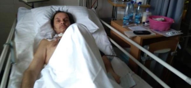 Ветеран 93-й ОМБр, киборг Игорь Гофман срочно госпитализирован в больницу, нужна помощь в лечении рака горла 02