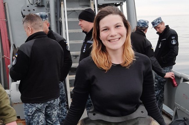 В ВМС Украины впервые в истории появилась женщина-водолаз 01