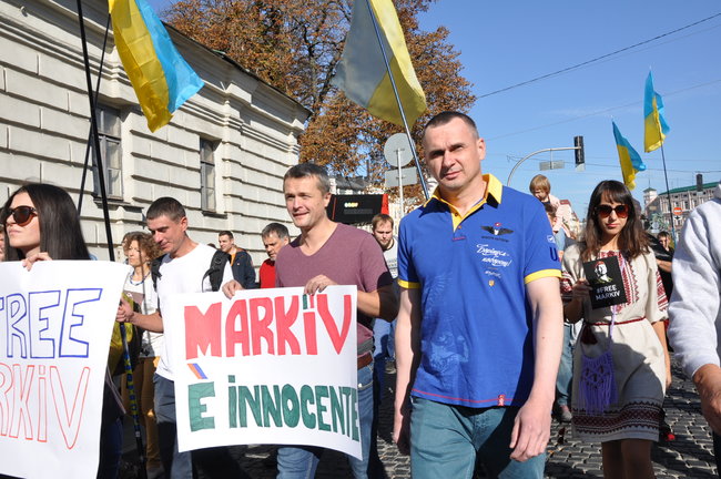 Маркиву свободу! - марш в поддержку осужденного в Италии нацгвардейца состоялся в Киеве 15