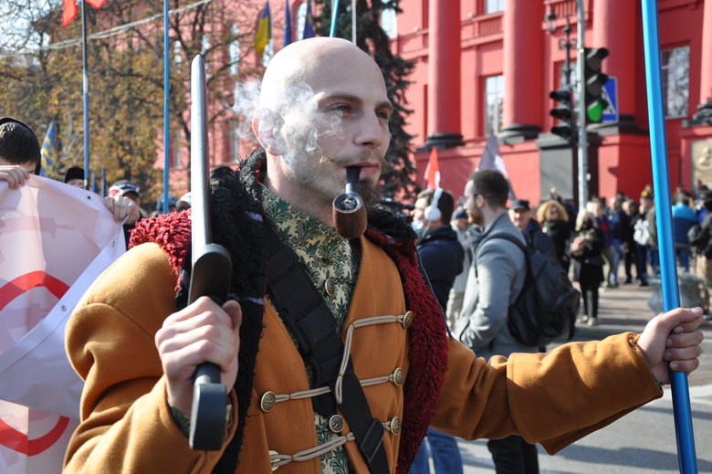 В Киеве прошел марш в честь Дня защитников и защитниц Украины 28