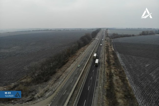 Укравтодор завершил строительство дороги от Борисполя до Полтавы 03