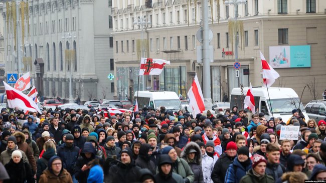 Мирно ми не домовимося, - в центрі Мінська протестують проти інтеграції з Росією 10
