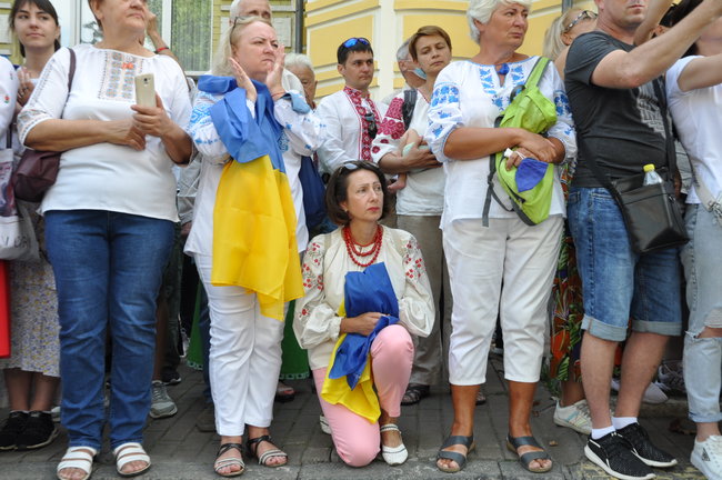 Марш защитников Украины прошел в центре Киева 48