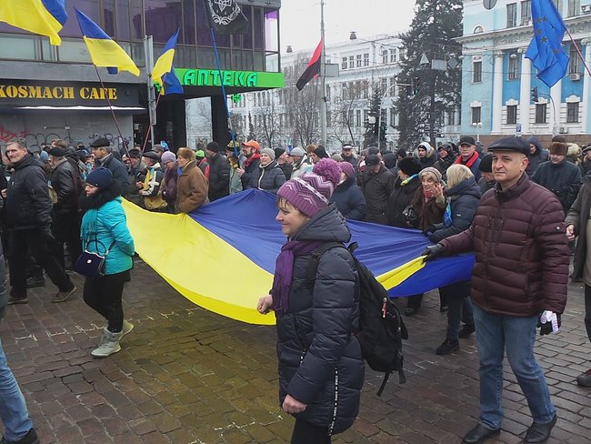 Акция сторонников Саакашвили: участники собрались под зданием ВР 04