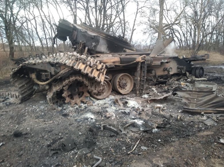 Захисники України вщент розбили танкову колону окупантів на Сумщині, - 93-я ОМБр 04