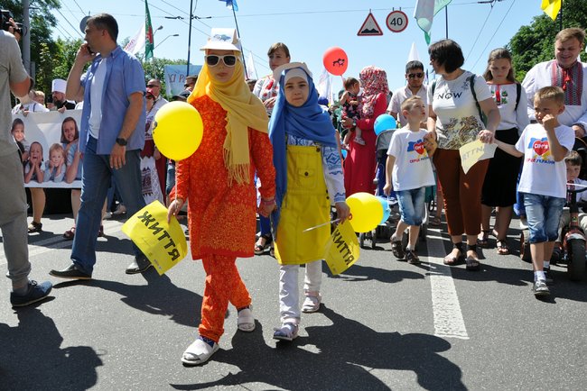Всеукраїнська хода на захист сімейних цінностей, прав дітей та сімей відбулася в Києві 19