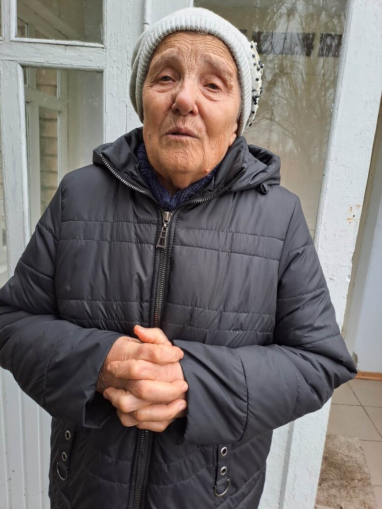 84-річна партизанка з Херсонщини Інна Сергієва: Писала на дверях пошти крейдою: ЗСУ знищено 44 орки. Смерть рашистським окупантам! 01