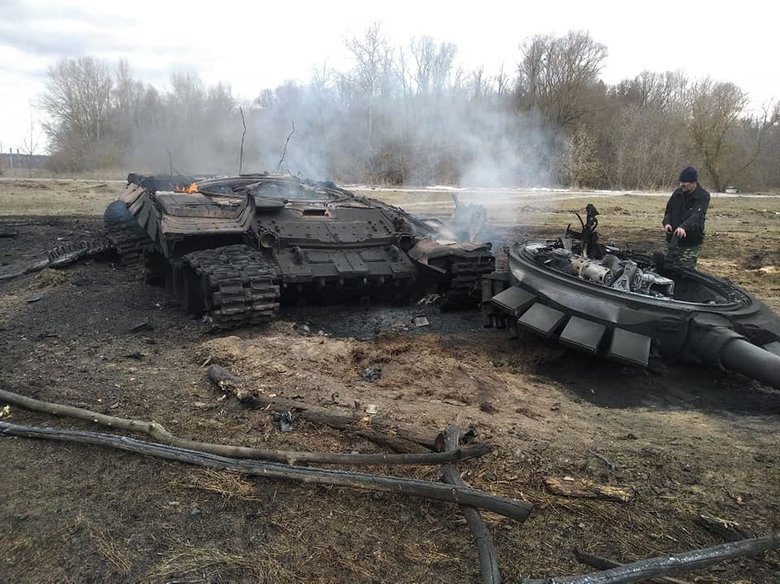 Захисники України вщент розбили танкову колону окупантів на Сумщині, - 93-я ОМБр 01