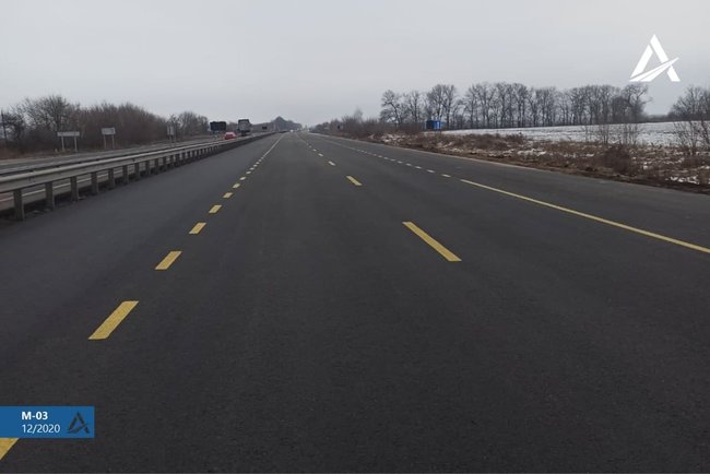 Укравтодор завершил строительство дороги от Борисполя до Полтавы 01