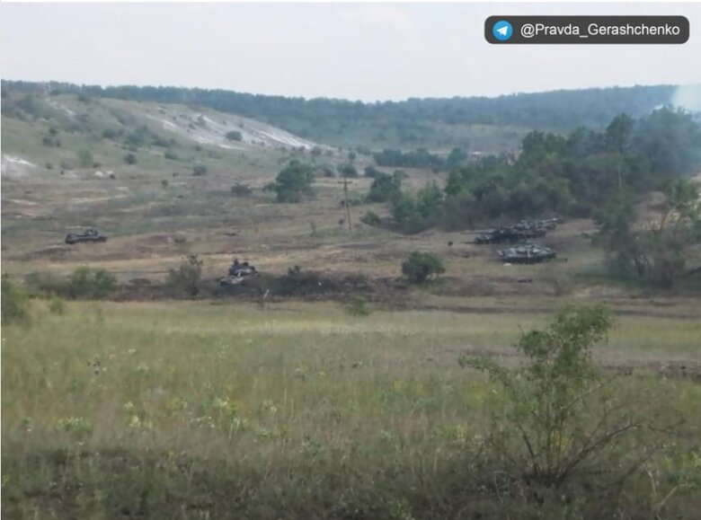 Украинские воины уничтожили 12 танков под Святогорском 01