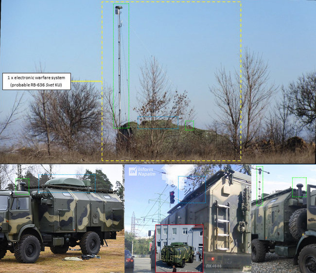 На Донбасі зафіксовано сучасні російські комплекси радіоелектронної боротьби, - InformNapalm 06