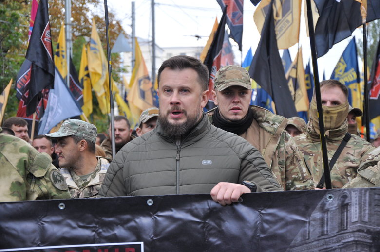 В Киеве прошел марш в честь Дня защитников и защитниц Украины 41