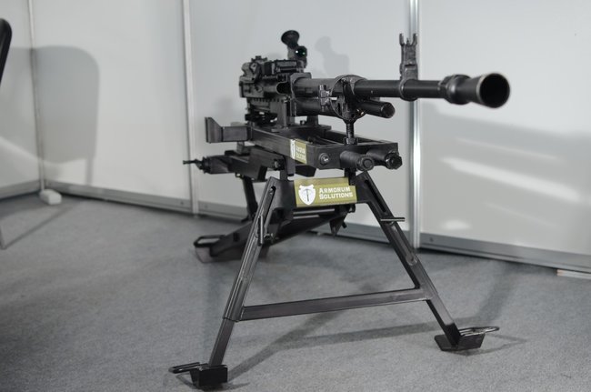 Пулеметные станки Савельева на выставке Оружие и Безопасность 2018 06