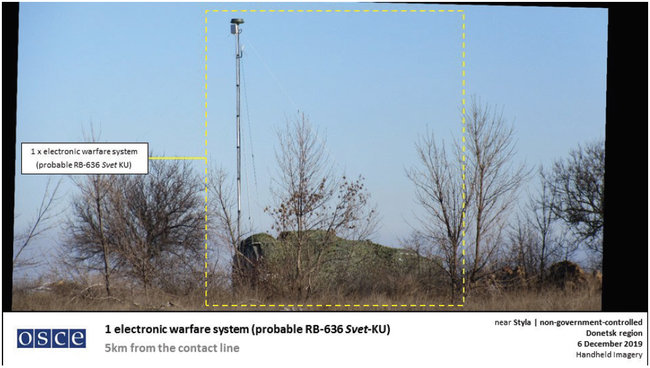 На Донбасі зафіксовано сучасні російські комплекси радіоелектронної боротьби, - InformNapalm 04