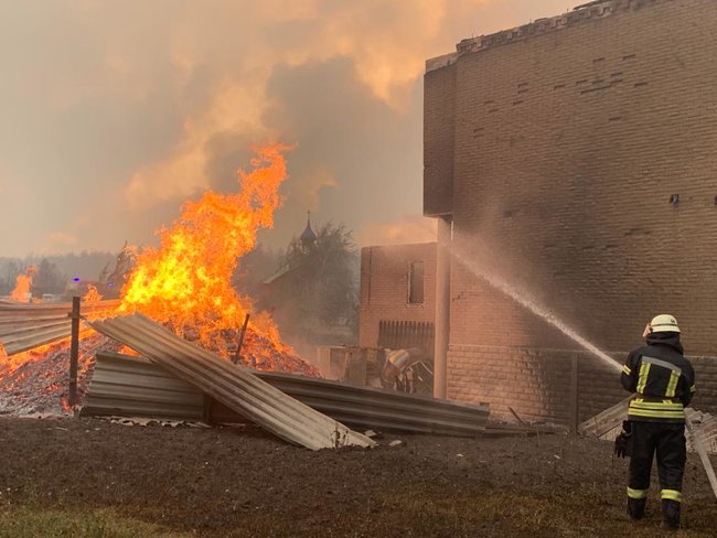Пожар на Луганщине: подтверждена гибель 5 человек, 9 - госпитализированы, сгорели 103 дома, - ГСЧС 04