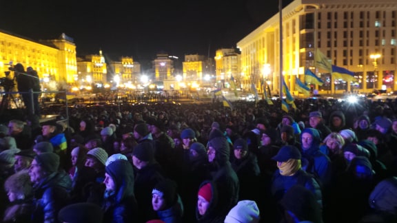 На Майдане Незалежности в Киеве проходит акция Ми маємо гідність! (обновлено) 02