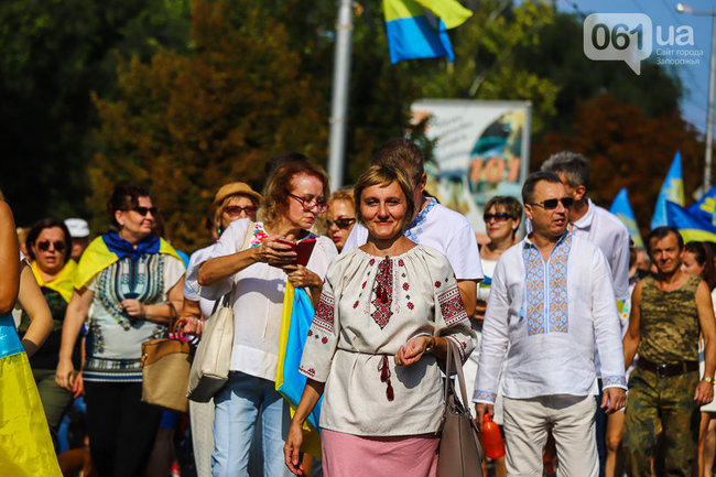 Более тысячи человек вышли на Марш Свободы в Запорожье 16