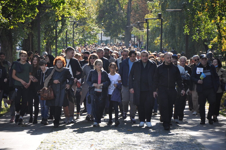 Марш памяти расстрелянных в Бабьем Яре прошел в Киеве 03