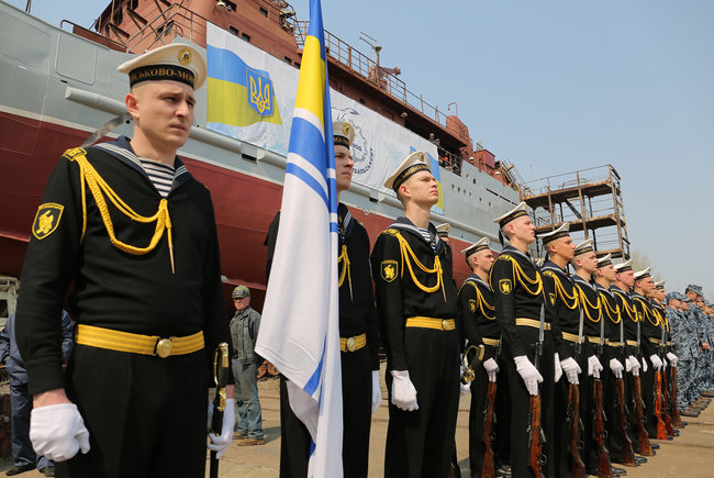 На воду в Киеве спустили новый разведывательный корабль для ВМС: Это огромный прорыв 02