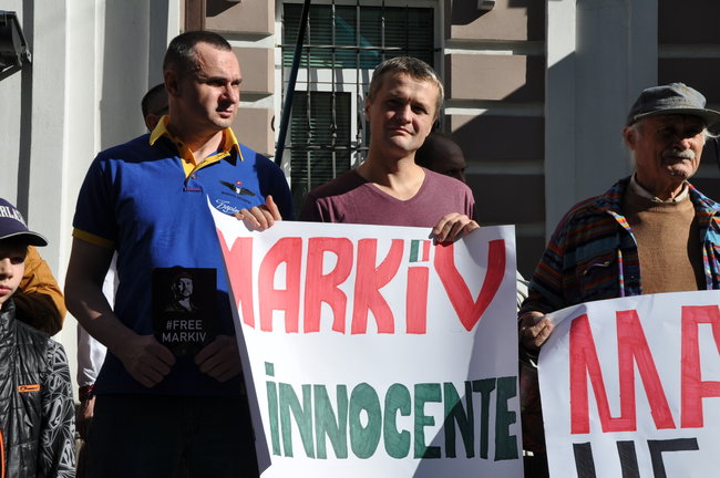 Маркиву свободу! - марш в поддержку осужденного в Италии нацгвардейца состоялся в Киеве 29