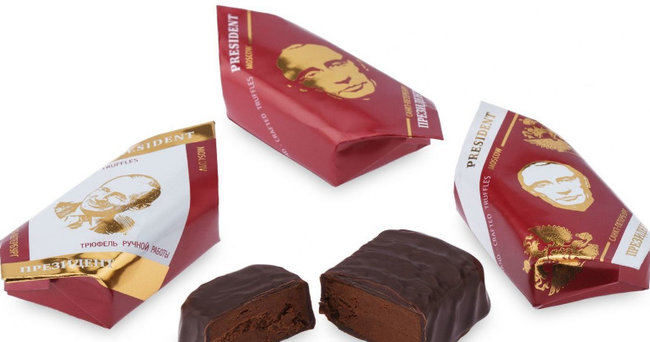 В России продают шоколадные конфеты Президент с портретом Путина: в состав входит водка и острый перец 01