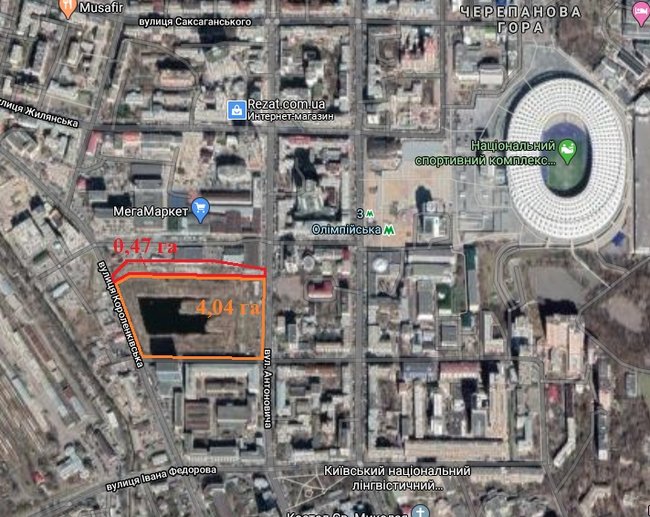 Суд отдал застройщику участок в центре Киева, где предлагали обустроить парк 01