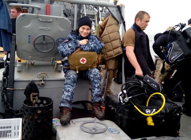 В ВМС Украины впервые в истории появилась женщина-водолаз 02