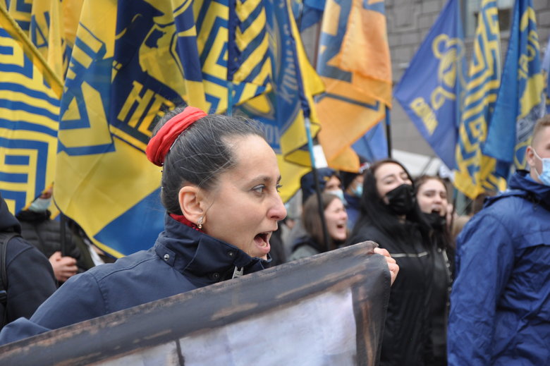 В Киеве прошел марш в честь Дня защитников и защитниц Украины 87