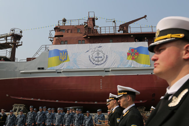 На воду в Киеве спустили новый разведывательный корабль для ВМС: Это огромный прорыв 10