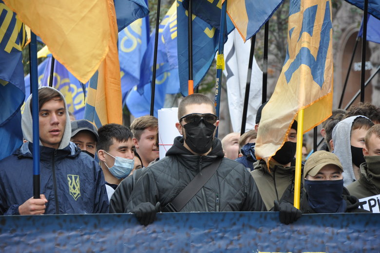 В Киеве прошел марш в честь Дня защитников и защитниц Украины 84
