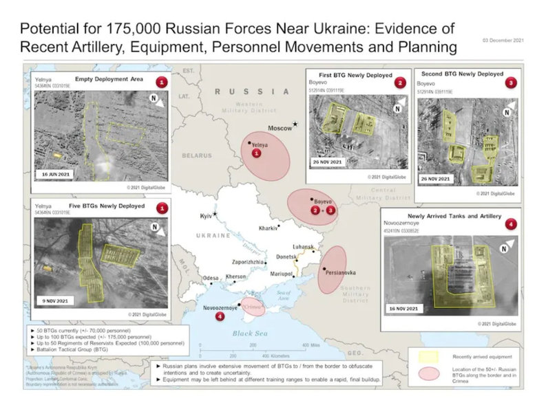 Россия планирует наступление на Украину с участием 175 тысяч военных сразу на нескольких фронтах, - разведка США 01