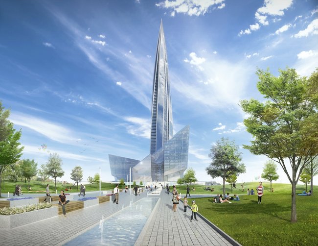 Смета строительства новой штаб-квартиры Газпрома превысила стоимость самого высокого здания в мире 01