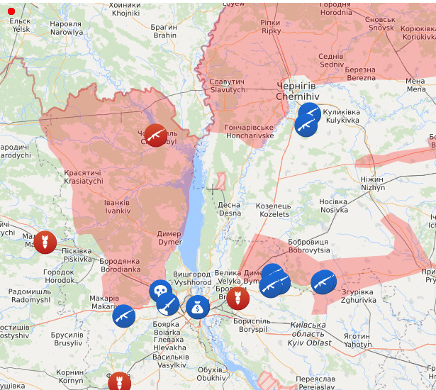 Карта войны в Украине: заработал сайт с интерактивной картой войны в Украине« Фото