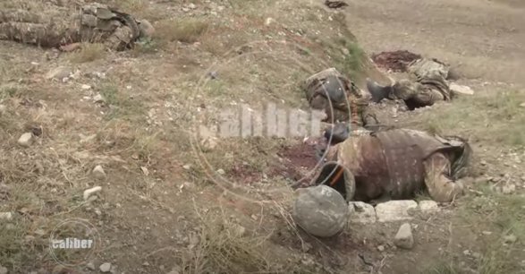 Азербайджан показал тела убитых армянских солдат на захваченном наблюдательном пункте 04