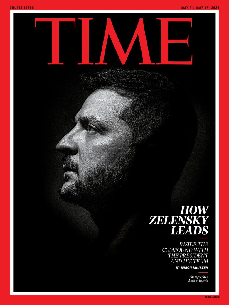 Зеленский появился на обложке майского выпуска журнала Time 01