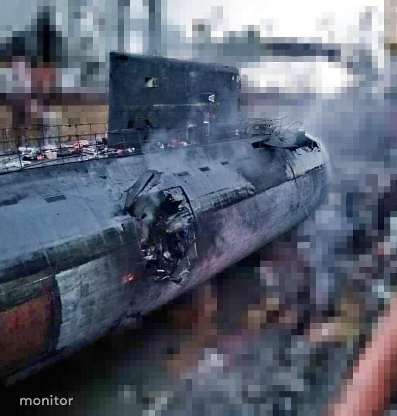 Знищений російський підводний човен Ростов-на-Дону 01