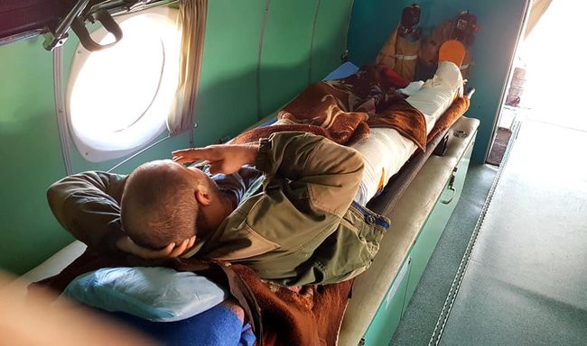 В Одесский военный госпиталь авиацией доставлены 10 раненых военнослужащих, 1 из них в реанимации в тяжелом состоянии, - волонтер Танцюра 01