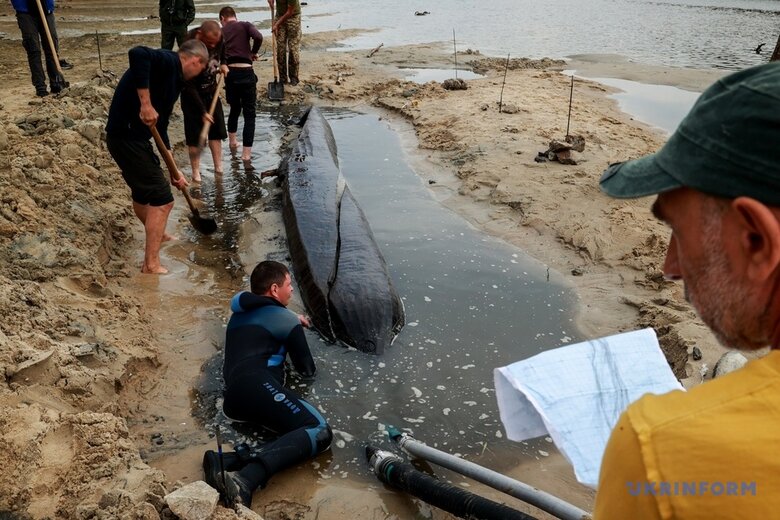 В обмілілій зоні Дніпра на Запоріжжі знайшли човен, якому близько тисячі років 05