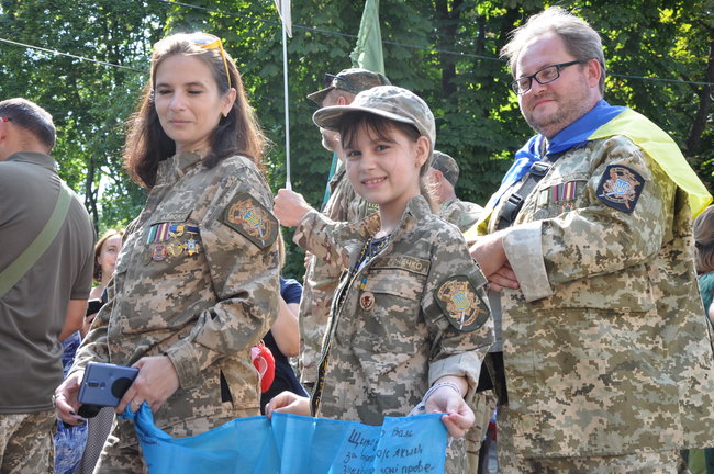 Марш защитников Украины прошел в центре Киева 21