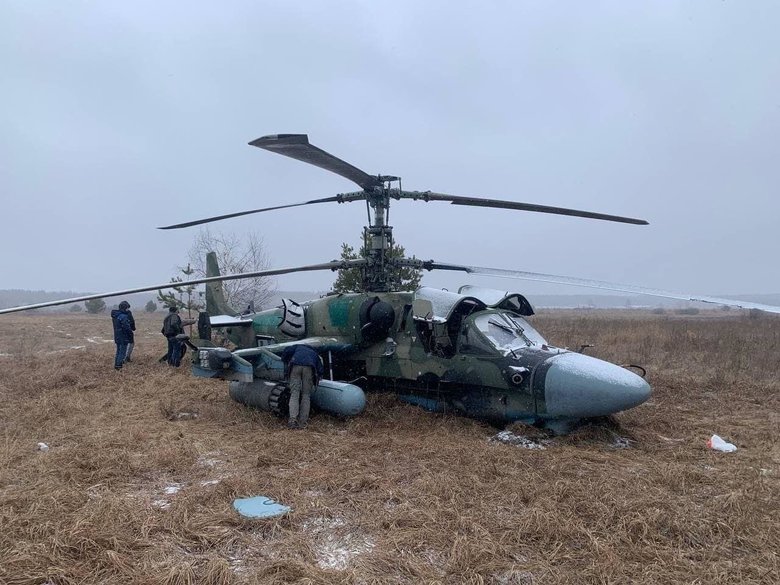 На Київщині знищено гелікоптер окупантів 01
